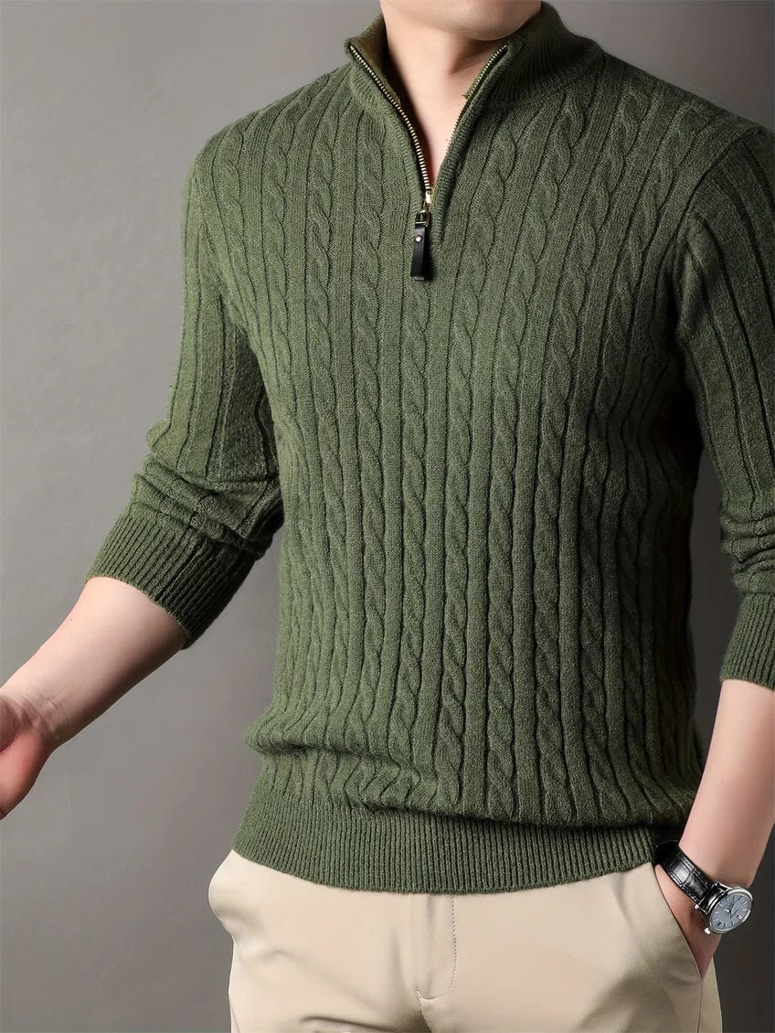 Marco Marino™ Herrenpullover, hochwertiger Strick, weich und warm für den Winterkomfort.