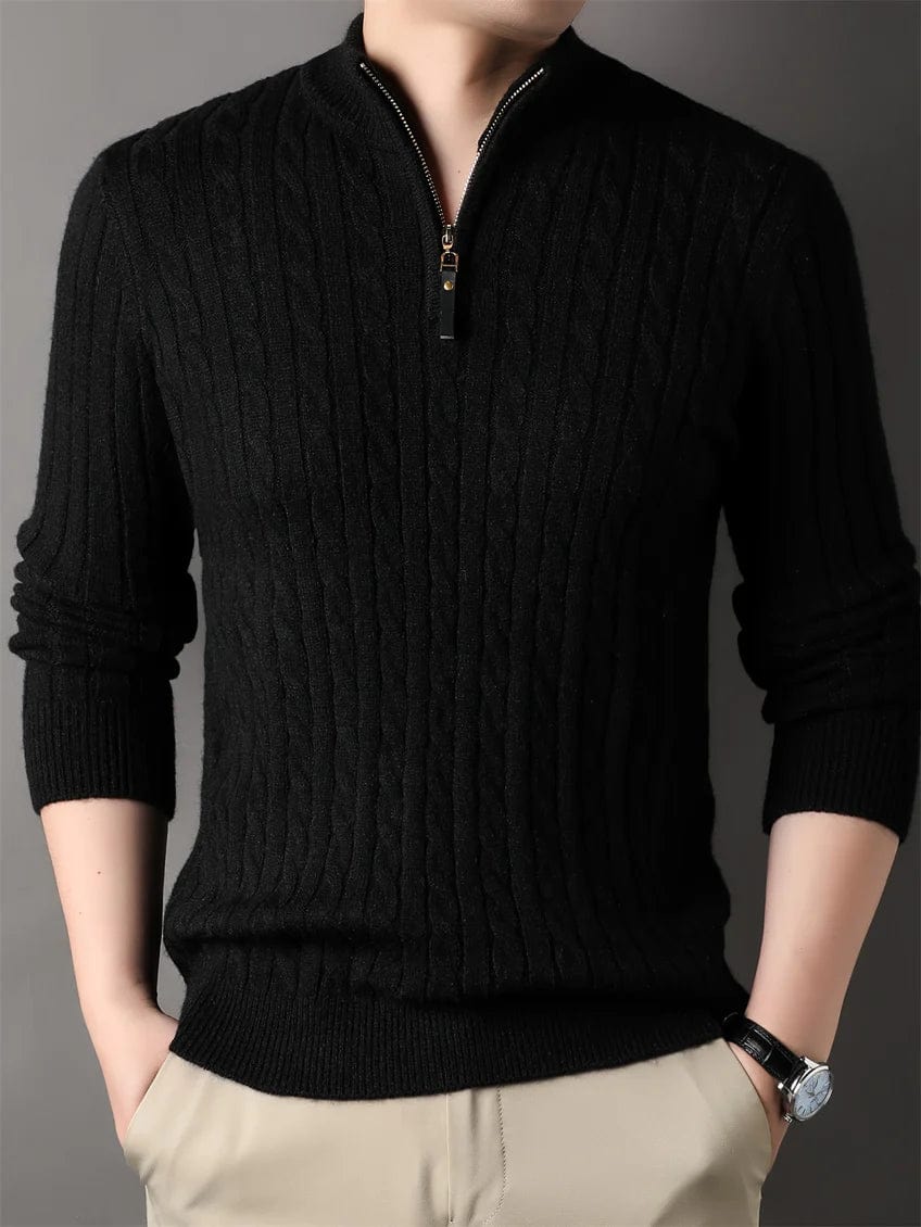 Marco Marino™ Herrenpullover, hochwertiger Strick, weich und warm für den Winterkomfort.