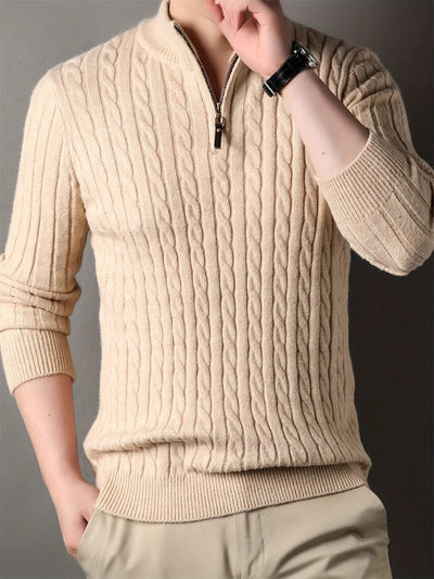 Marco Marino™ Herrenpullover, hochwertiger Strick, weich und warm für den Winterkomfort.