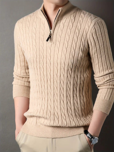 Marco Marino™ Herrenpullover, hochwertiger Strick, weich und warm für den Winterkomfort.