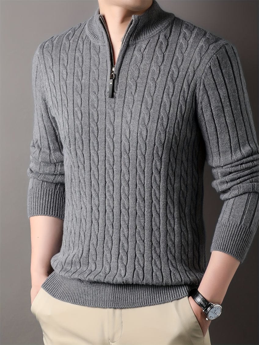 Marco Marino™ Herrenpullover, hochwertiger Strick, weich und warm für den Winterkomfort.