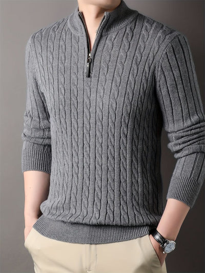 Marco Marino™ Herrenpullover, hochwertiger Strick, weich und warm für den Winterkomfort.