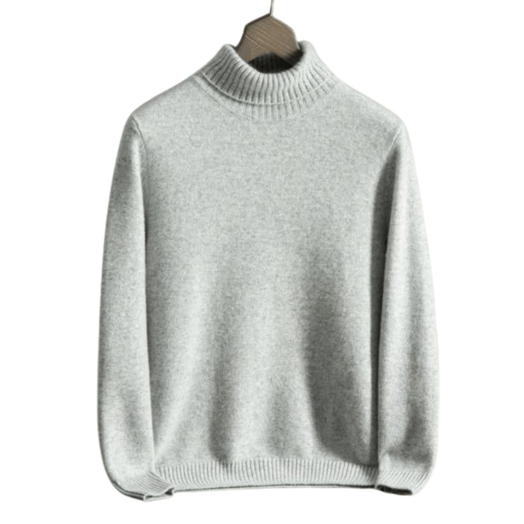 Luxuriöser Kaschmir Pullover für Herren, weich, atmungsaktiv und perfekt für jede Jahreszeit.