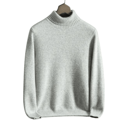 Luxuriöser Kaschmir Pullover für Herren, weich, atmungsaktiv und perfekt für jede Jahreszeit.