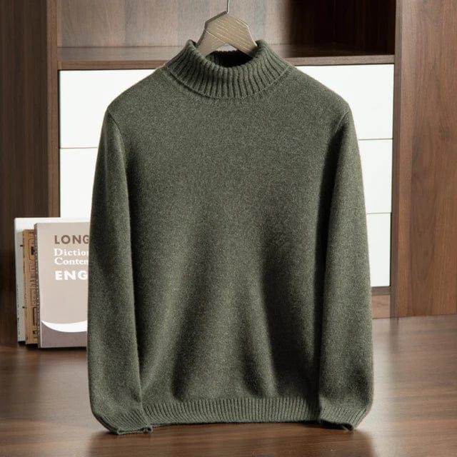 Luxuriöser Kaschmir Pullover für Herren, weich, atmungsaktiv und perfekt für jede Jahreszeit.