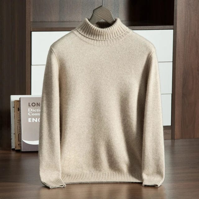 Luxuriöser Kaschmir Pullover für Herren, weich, atmungsaktiv und perfekt für jede Jahreszeit.