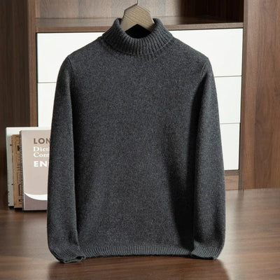 Luxuriöser Kaschmir Pullover für Herren, weich, atmungsaktiv und perfekt für jede Jahreszeit.