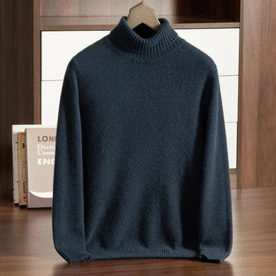 Luxuriöser Kaschmir Pullover für Herren, weich, atmungsaktiv und perfekt für jede Jahreszeit.