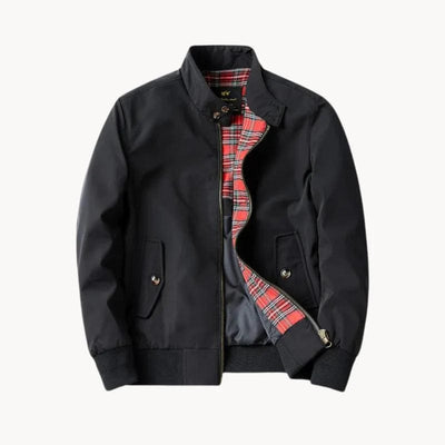 Klassische Herren-Heritage-Jacke, wasserabweisend und elegant.