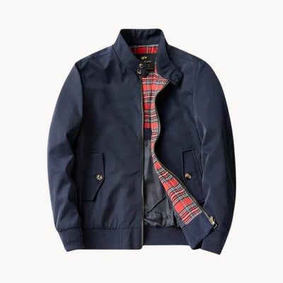 Klassische Herren-Heritage-Jacke, wasserabweisend und elegant.