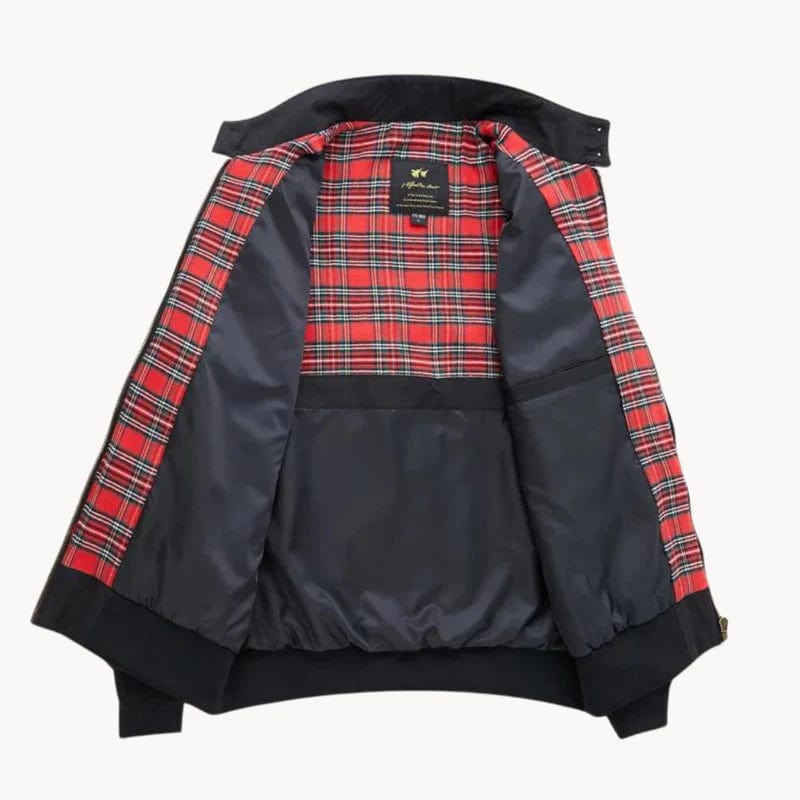 Klassische Herren-Heritage-Jacke, wasserabweisend und elegant.