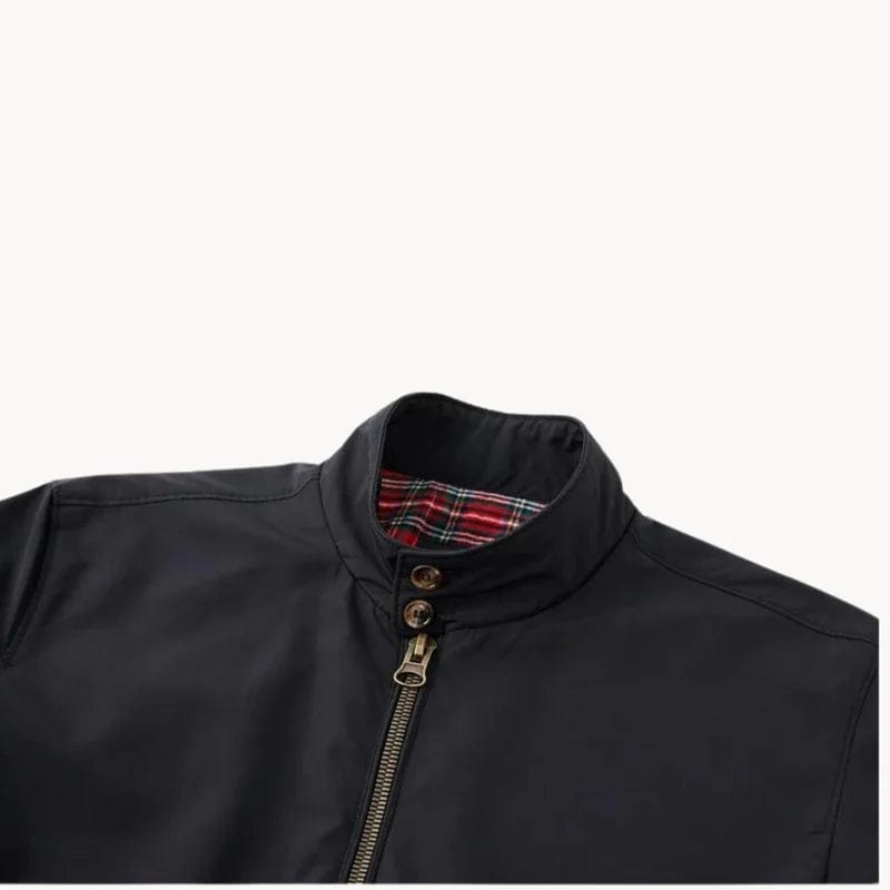 Klassische Herren-Heritage-Jacke, wasserabweisend und elegant.