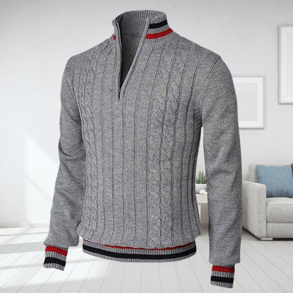 Klassischer Herren-Strickpullover von Marco Marino™ – stilvoll, atmungsaktiv und perfekt für alle Jahreszeiten.