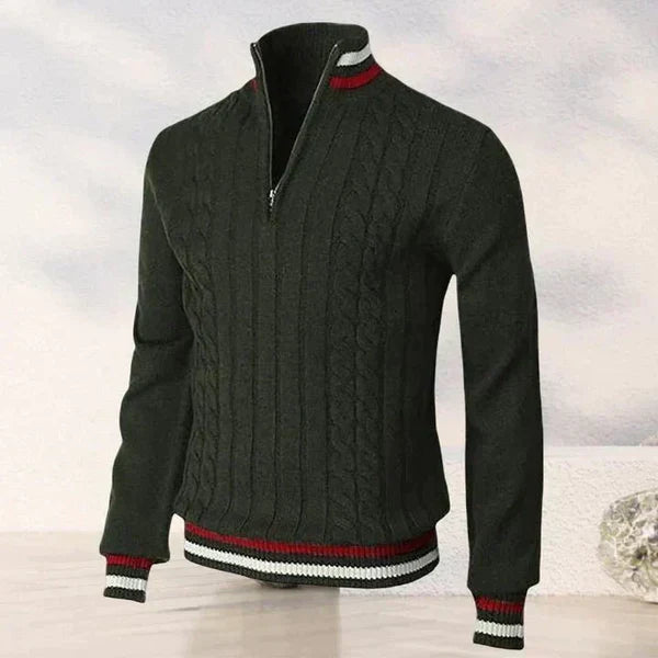 Klassischer Herren-Strickpullover von Marco Marino™ – stilvoll, atmungsaktiv und perfekt für alle Jahreszeiten.