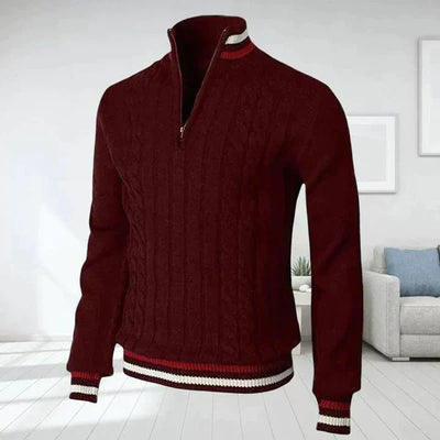 Klassischer Herren-Strickpullover von Marco Marino™ – stilvoll, atmungsaktiv und perfekt für alle Jahreszeiten.
