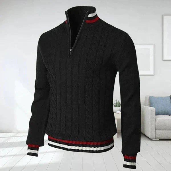 Klassischer Herren-Strickpullover von Marco Marino™ – stilvoll, atmungsaktiv und perfekt für alle Jahreszeiten.