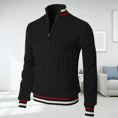 Klassischer Herren-Strickpullover von Marco Marino™ – stilvoll, atmungsaktiv und perfekt für alle Jahreszeiten.