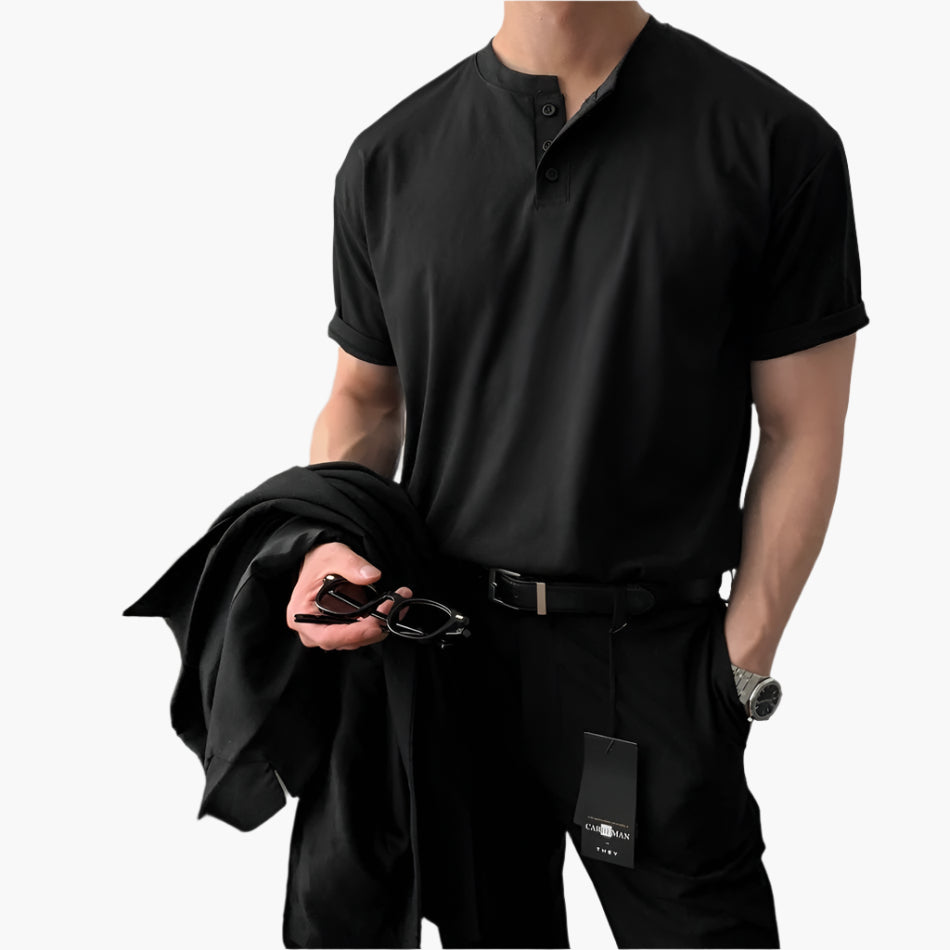 Leichtes und vielseitiges weiches T-Shirt von Marco Marino™, ideal für den täglichen Gebrauch.