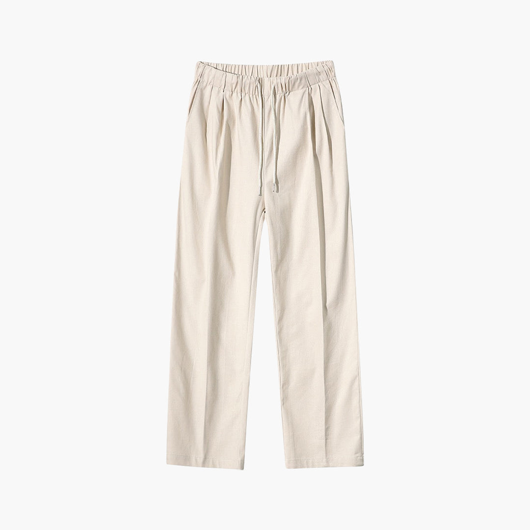 Leichte und atmungsaktive Leinenhosen von Marco Marino™, ideal für vielseitige Outfits.