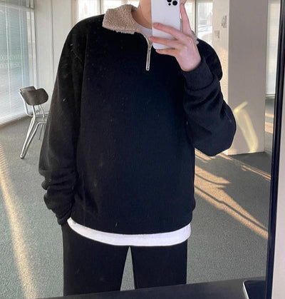 Warmes-Winter-Sweatshirt-Mit-Plüsch-Innenfutter-Davinci