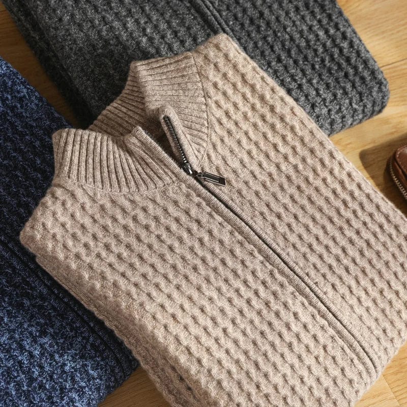 Marco Marino™ Herren Strickweste, Premiumqualität, stilvoll und bequem.