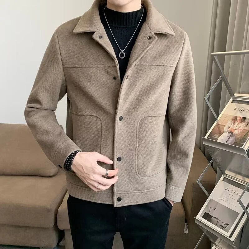 Marco Marino™ Premium Herren Wollmantel - Perfekt für Winter und Stil