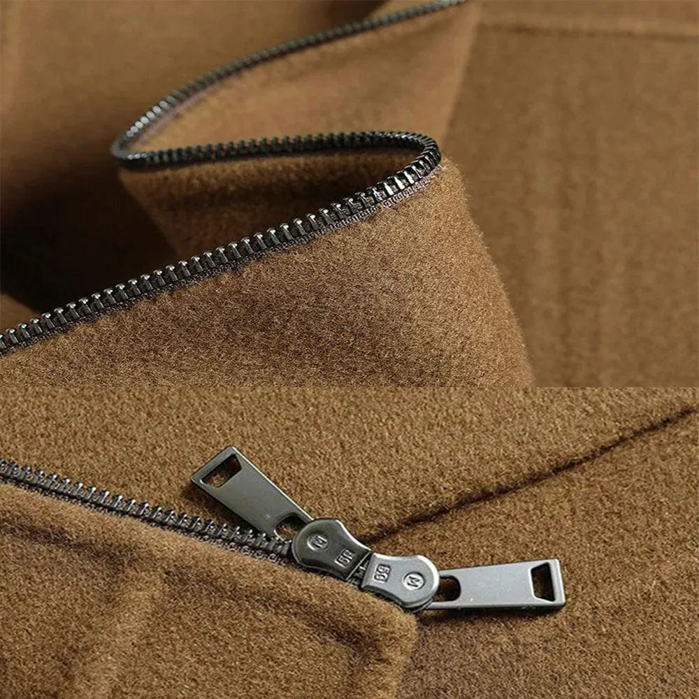 Marco Marino™ Herren-Wollmantel für den Winter, warm, elegant, atmungsaktiv und perfekt geschneidert.