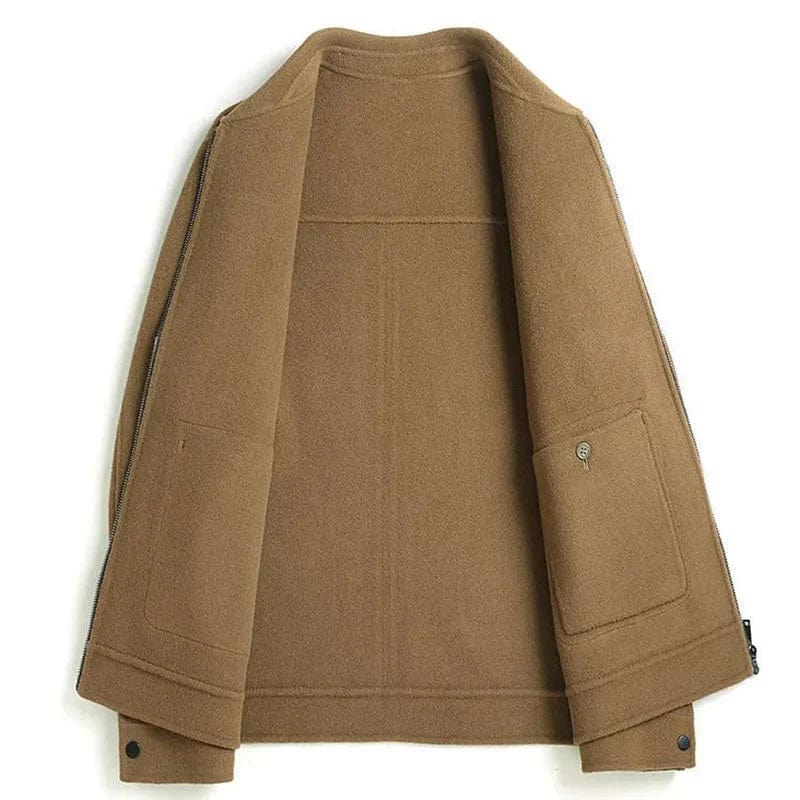Marco Marino™ Herren-Wollmantel für den Winter, warm, elegant, atmungsaktiv und perfekt geschneidert.