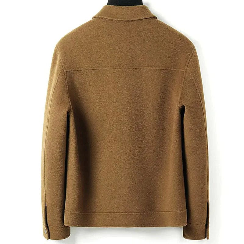 Marco Marino™ Herren-Wollmantel für den Winter, warm, elegant, atmungsaktiv und perfekt geschneidert.