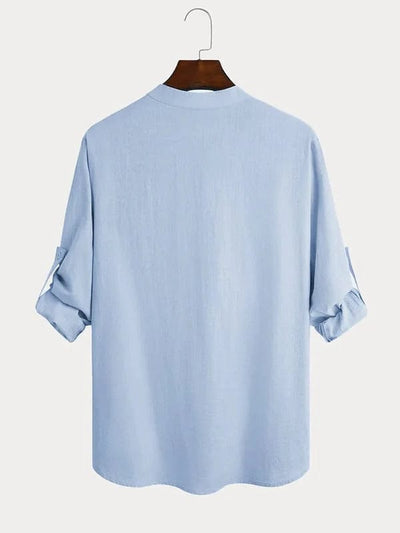 Leinenhemd Herren für Freizeit- und semi-formellen Stil - Marco Marino™