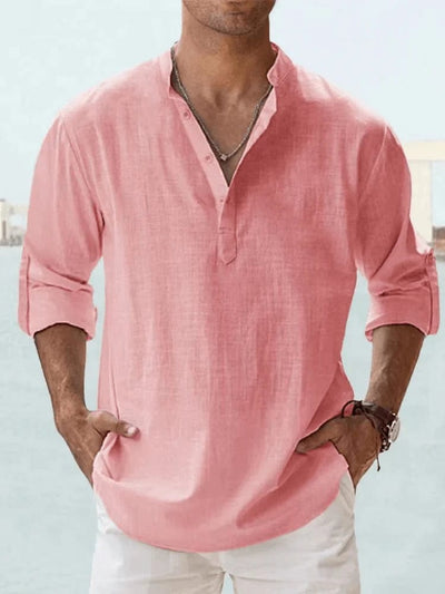 Leinenhemd Herren für Freizeit- und semi-formellen Stil - Marco Marino™