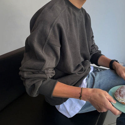 Marco Marino™ Relaxed Crewneck Pullover - Weiche und Komfortable Freizeitmode