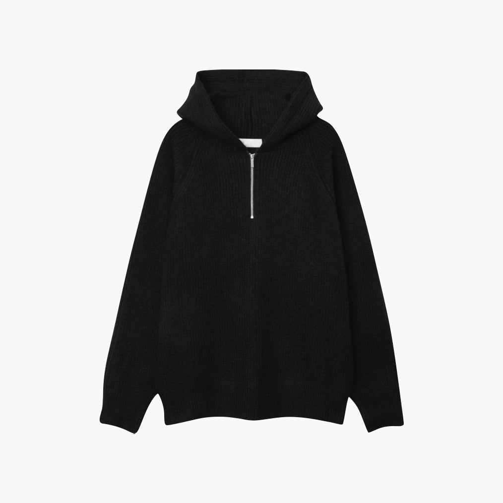 Stylische und warme Halbzip-Kapuzenjacke von Marco Marino™, ideal für jede Jahreszeit.