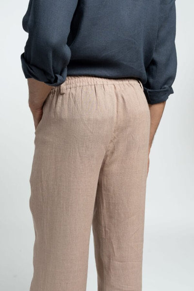 Old money Leinenhose (Muted Mocha)