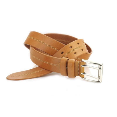 Eleganter Herrenledergürtel aus hochwertigem Echtleder mit robuster Schnalle von Marco Marino™