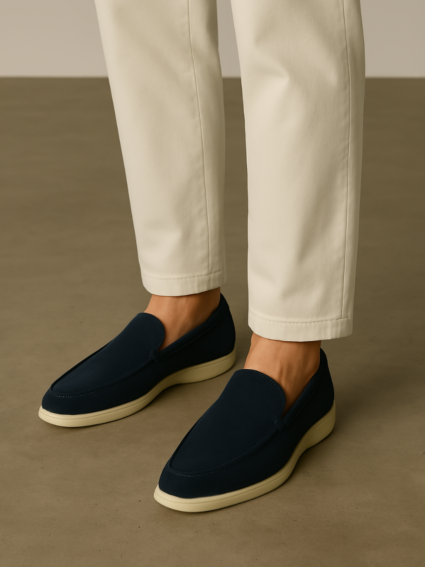 Noli - Classic Navy Blue Loafers