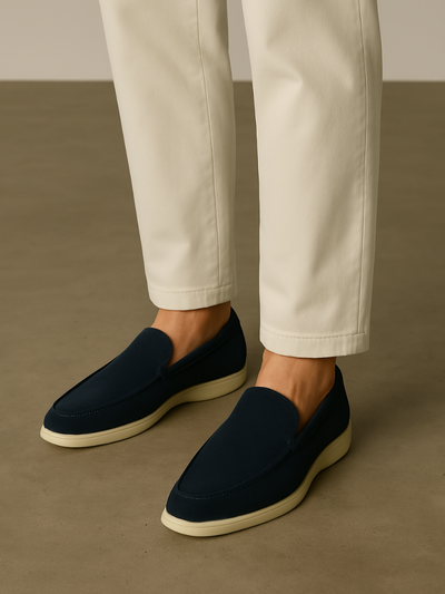 Noli - Classic Navy Blue Loafers