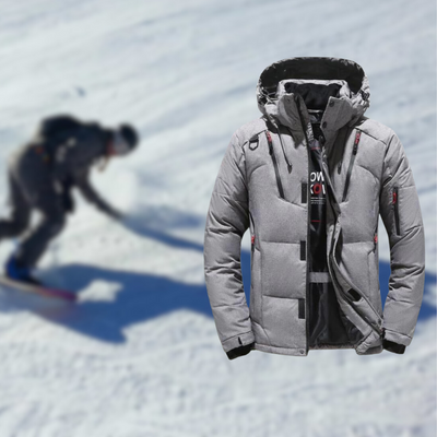 Benjamin - Winter Mens Waterproof Warm Down Jacket | Detachable Hood