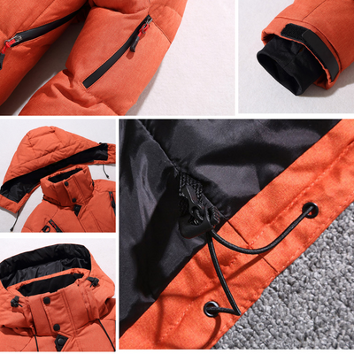 Benjamin - Winter Mens Waterproof Warm Down Jacket | Detachable Hood