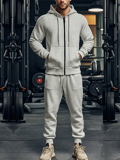Casual Sports Hoodie Set Men