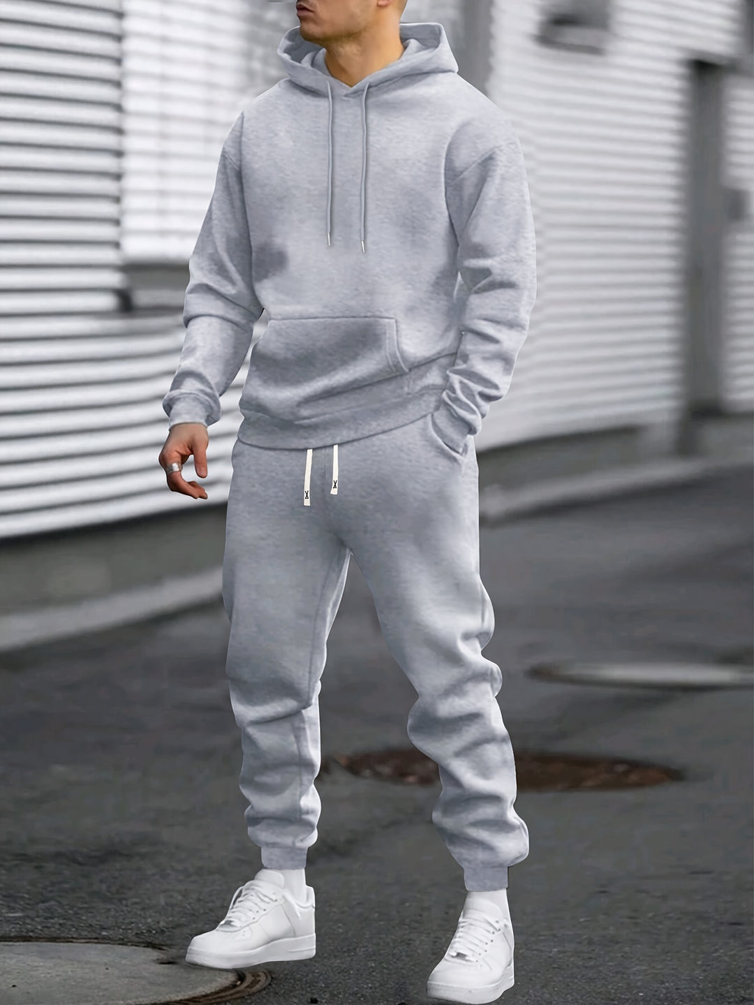 Jogging Suit Set Winter Men