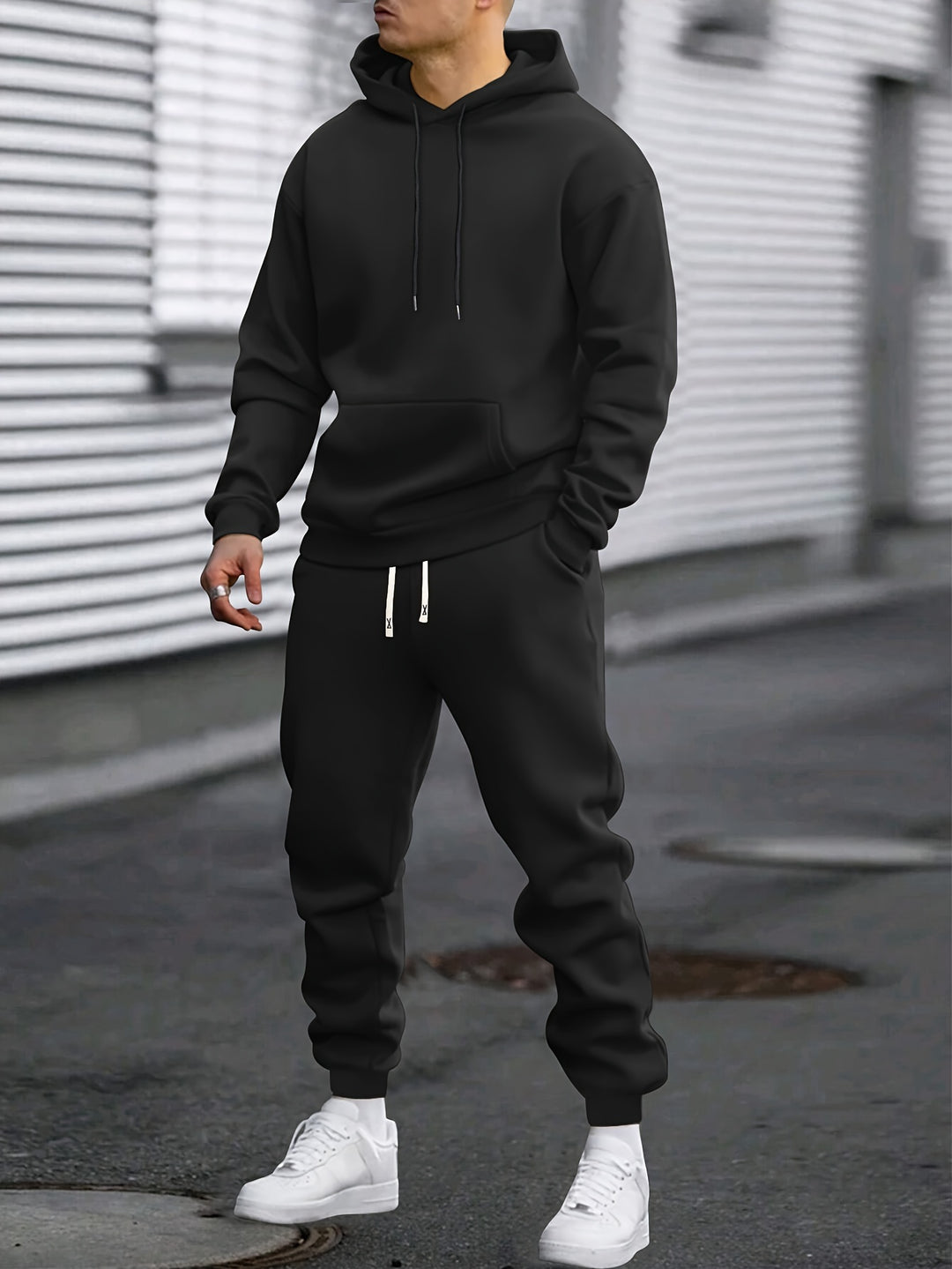 Jogging Suit Set Winter Men
