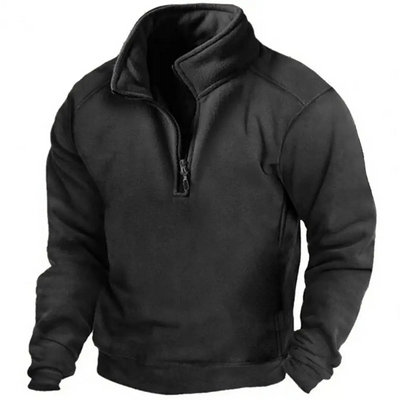 Military Quarter Zip Tactical Sweater Men