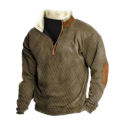 Military Quarter Zip Tactical Sweater Men