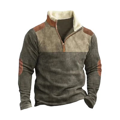 Military Quarter Zip Tactical Sweater Men
