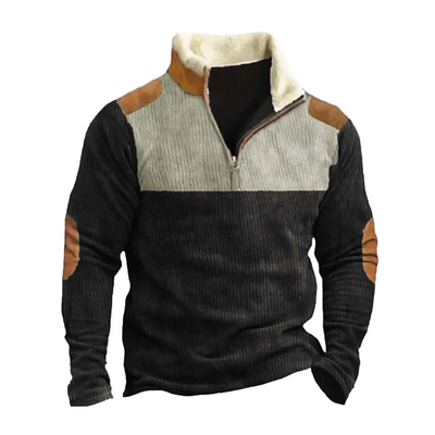 Military Quarter Zip Tactical Sweater Men