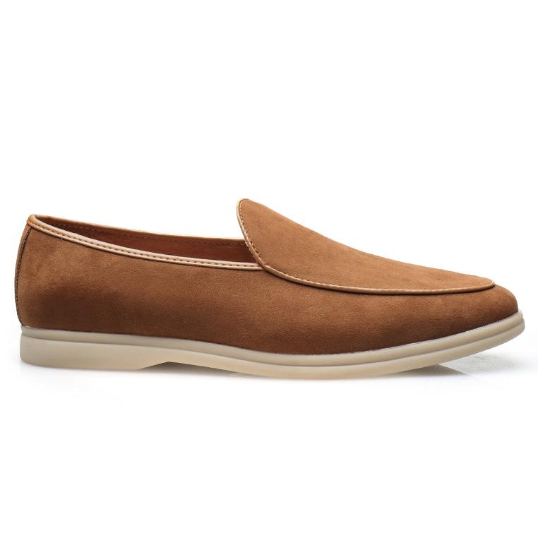 Men's Suede Low Loafers