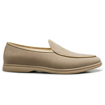 Men's Suede Low Loafers