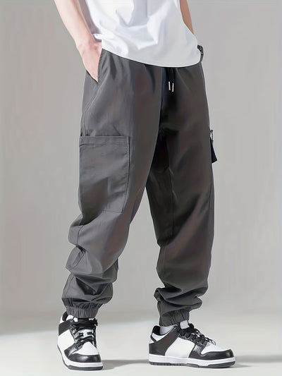 Mens Cargo Pants with Zip Pockets