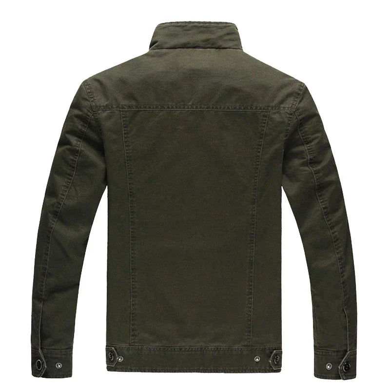 Leo - Men’s Pilot Jacket with Stand-Up Collar